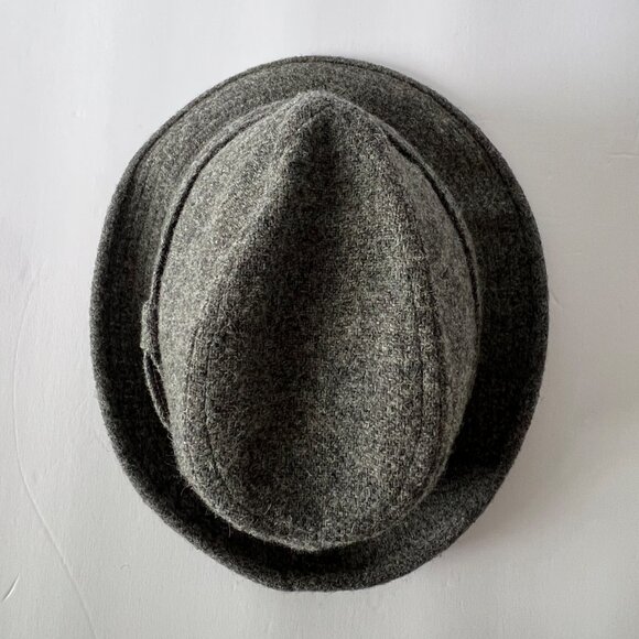 Dobbs Fifth Avenue 100% Wool Hat Vintage, Gray, Size 7 1/8, Great Look! - Picture 9 of 16